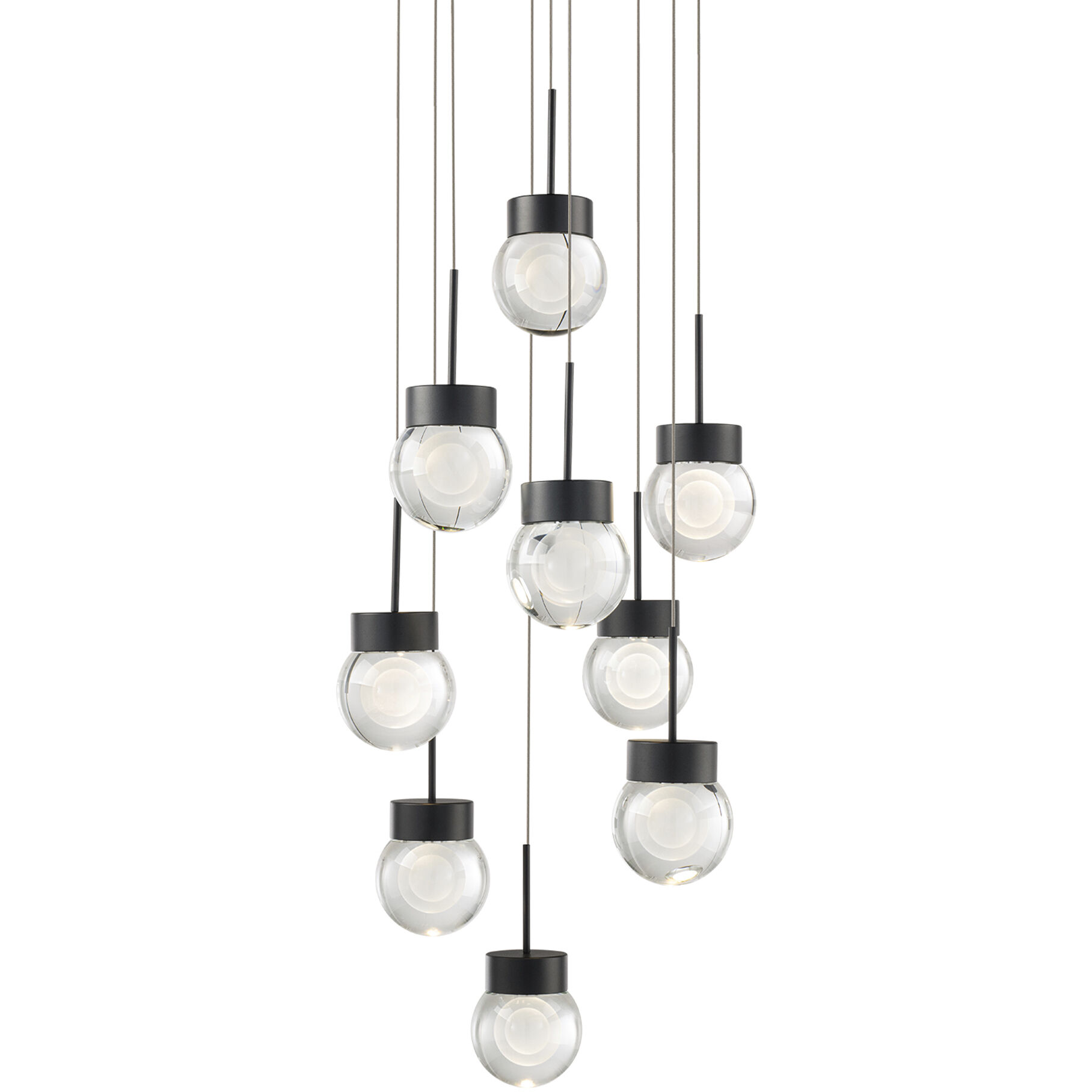 Double Bubble 9 Light 17.00 inch Pendant