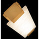 Quarry LED 18 inch Aged Brass Bath Vanity & Wall Light in 18in.
