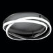 Veloce 1 Light 18 inch Black Flush Mount Ceiling Light