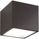 Bloc LED 5.5 inch Bronze Flush Mount Ceiling Light in 2700K