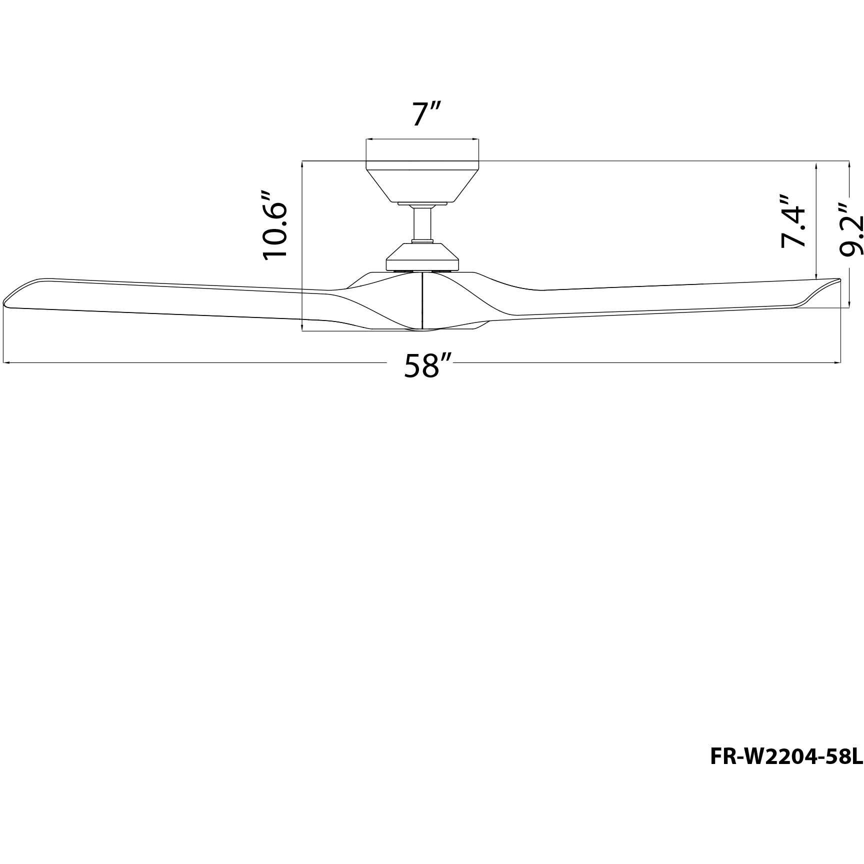 Torque 58 inch Soft Brass and Matte White with Matte White Blades Downrod Ceiling Fan in Soft Brass Matte White