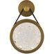 Clare LED 3.75 inch Warm Brown and Aged Brass ADA Wall Sconce Wall Light