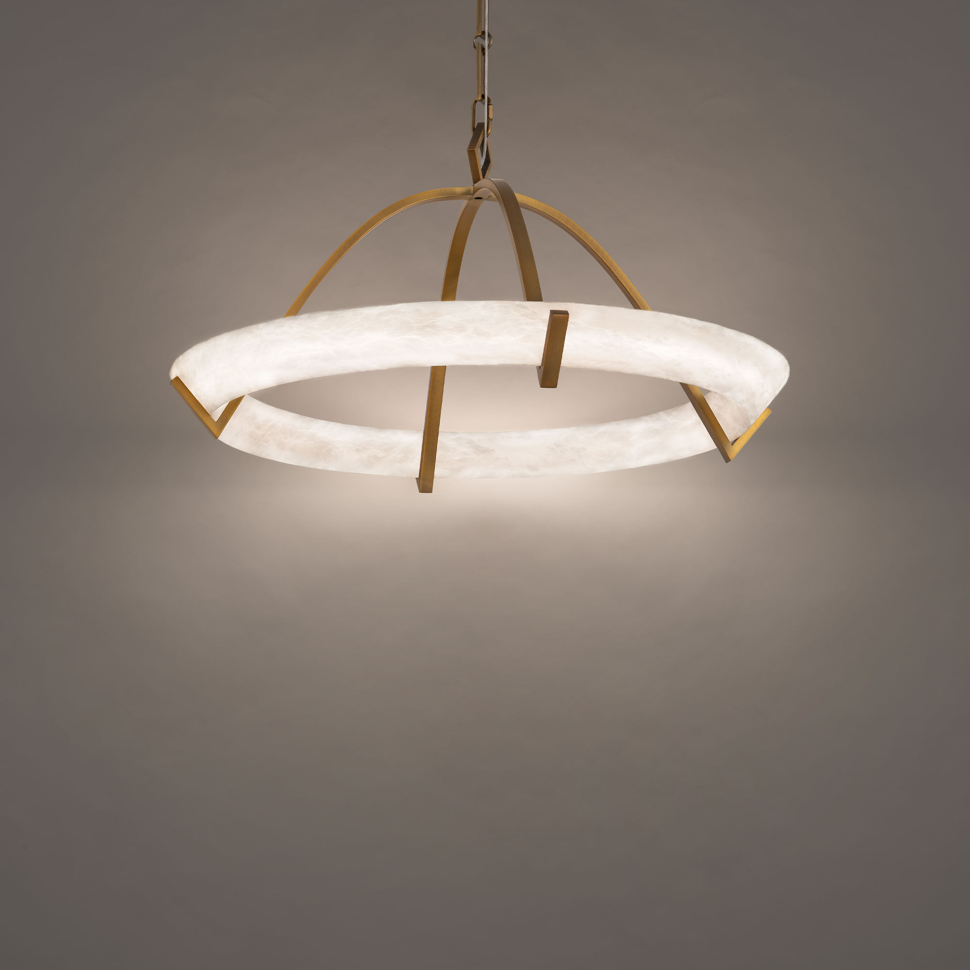 Copa LED 25.63 inch Aged Brass Indoor Hanging Lighting Ceiling Light