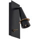 Wizard Indoor Wall Lighting in Black Aged Brass