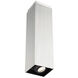 Box LED 6 inch Brushed Aluminum Flush Mount Ceiling Light