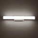 Sabre LED 19 inch Brushed Aluminum Bath Vanity & Wall Light in 19in.