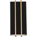 Poet LED 3 inch Black and Aged Brass ADA Wall Sconce Wall Light