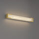 Frozen Zone LED 24 inch Aged Brass Bath Vanity & Wall Light