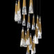 Kilt 21 Light 26 inch Aged Brass Multi-Light Pendant Ceiling Light