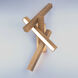 Chaos Wall Sconce Wall Light in Aged Brass
