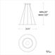 Jupiter LED 26.88 inch Black Chandelier Ceiling Light
