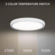 Argo LED 11 inch White Flush Mount Ceiling Light in 3500K, 11in. 