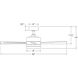Wynd 42 inch Stainless Steel Downrod Ceiling Fan in 3500K