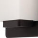 Vogue LED 3 inch Bronze ADA Wall Sconce Wall Light in 3000K, 11in.