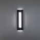 Chyzel LED 18 inch Black Outdoor Wall Lighting in 2700K