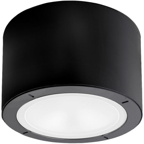 Vessel LED 6 inch Black Flush Mount Ceiling Light in 4000K