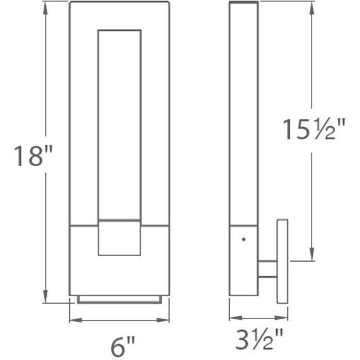 Chill Wall Sconce Wall Light in Polished Nickel