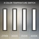 Ice Bar LED 26.2 inch Black Outdoor Wall Lighting in 4000K