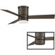 Axis 44 inch Bronze Flush Mount Ceiling Fan in 3000K