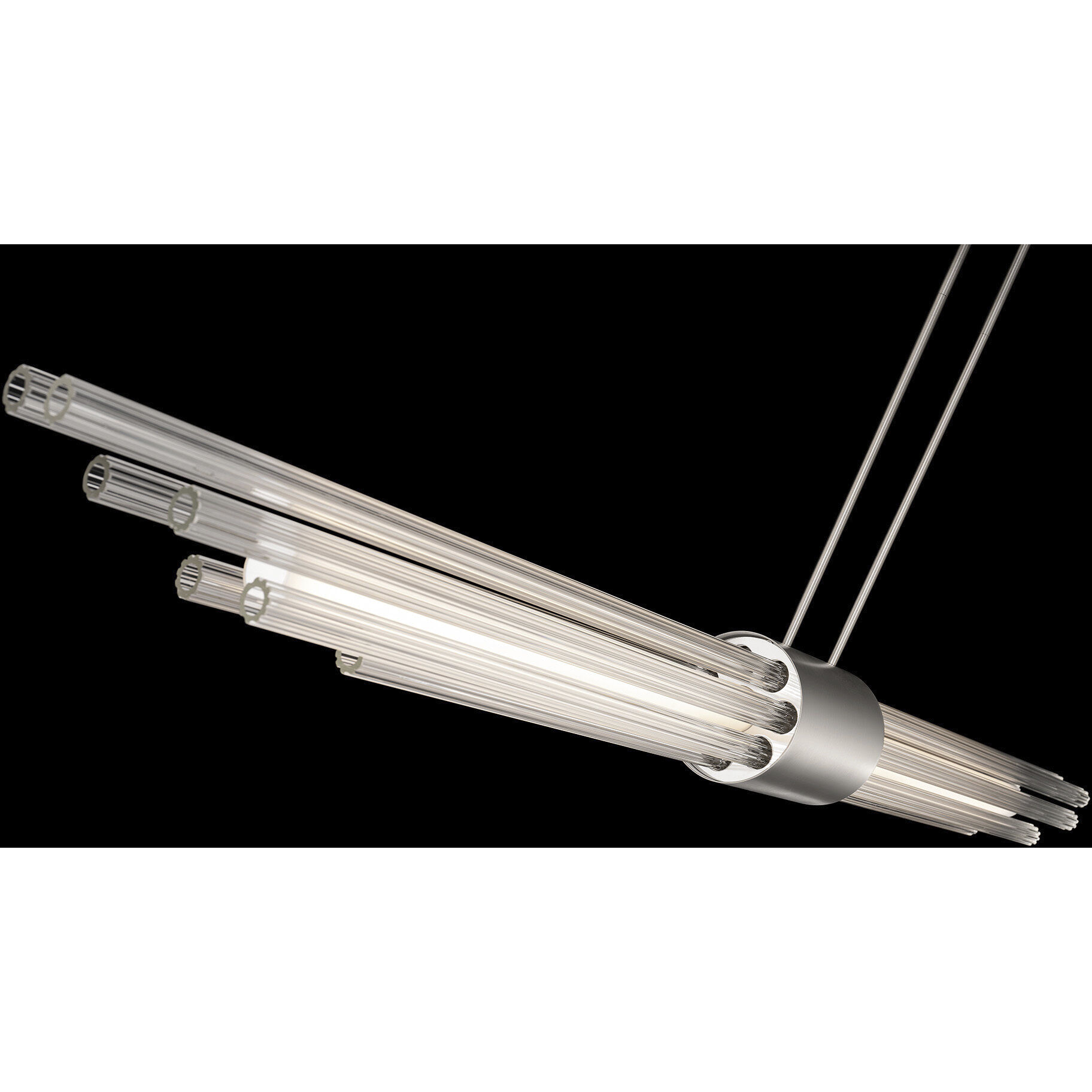 Luzerne Linear Pendant Ceiling Light in Brushed Nickel