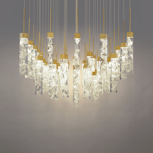 Minx 41 Light 36 inch Aged Brass Multi-Light Pendant Ceiling Light