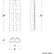 Formation LED 24 inch Basalt Stone and Black Outdoor Wall Light