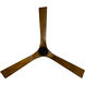 Torque 58 inch Matte Black and Distressed Koa with Distressed Koa Blades Downrod Ceiling Fan in Matte Black Distressed Koa