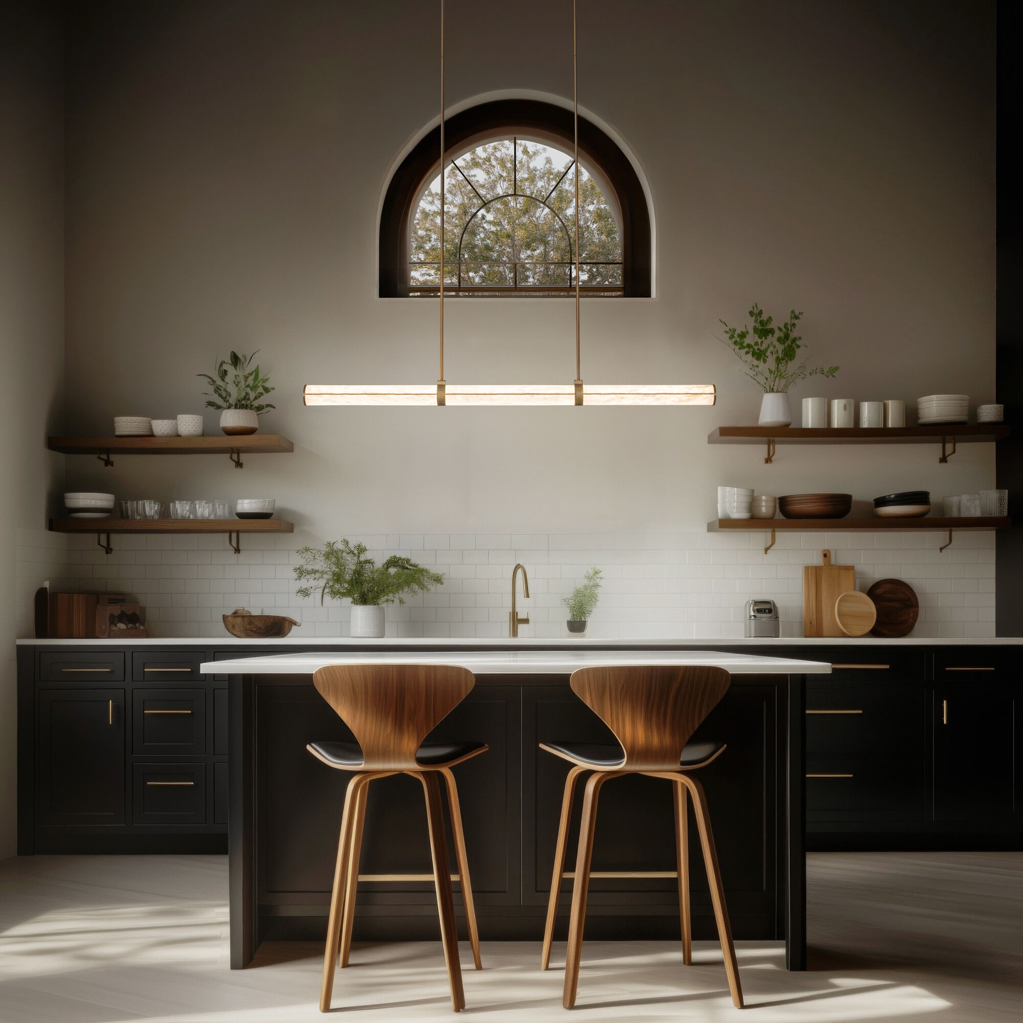 Clique LED 2.5 inch Aged Brass Indoor Hanging Lighting Ceiling Light