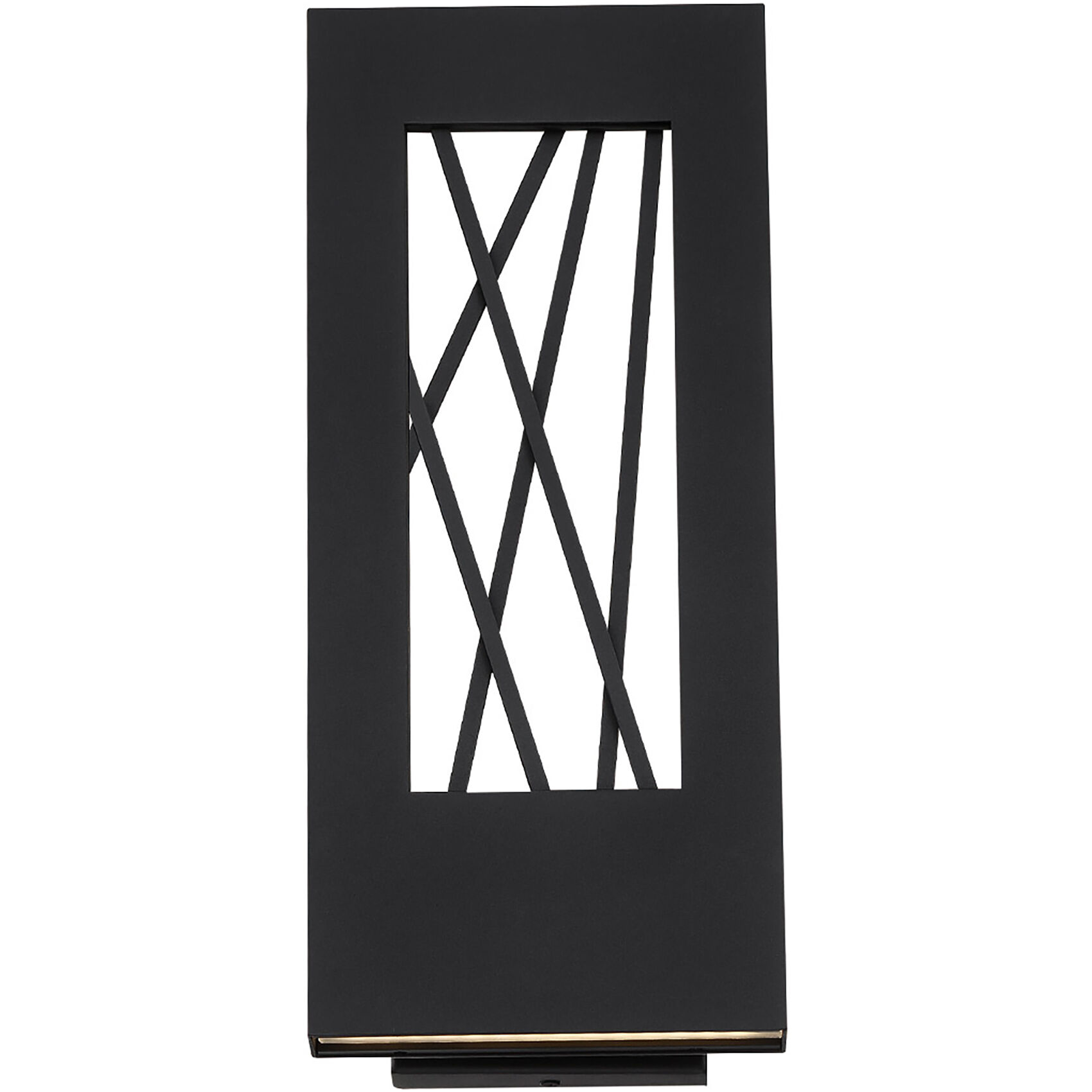 Twilight LED 16 inch Black Outdoor Wall Light in 16in.