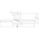 Vox 38 inch Matte White Flush Mount Ceiling Fan in 3000K, Flush Mounted, Smart Ceiling Fan