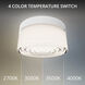 Tuck LED 5.38 inch White Outdoor Flush Mount