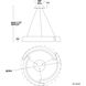 Battlestar 1 Light 28.25 inch Black Pendant Ceiling Light