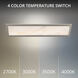 Lena LED 28 inch Brushed Nickel Bath Vanity & Wall Light
