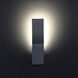 Blade LED 3 inch Brushed Aluminum ADA Wall Sconce Wall Light in 22in