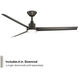 Bolo 62 inch Bronze Ceiling Fan