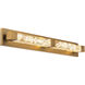 Terra 2 Light 34 inch Aged Brass Vanity Bath Light Wall Light