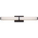 Vogue LED 27 inch Bronze Bath Vanity & Wall Light in 3000K, 27in.