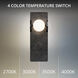 Okemo LED 4 inch Basalt Stone and Black ADA Wall Sconce Wall Light