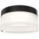 Tuck II LED 5.38 inch Black Outdoor Flush Mount