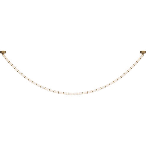Entice 36 Light 2 inch Aged Brass Pendant Ceiling Light in 3500K