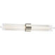 Luzerne 2 Light 4 inch Brushed Nickel Bath Vanity & Wall Light