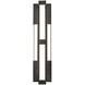Conan LED 4 inch Basalt Stone and Black ADA Wall Sconce Wall Light