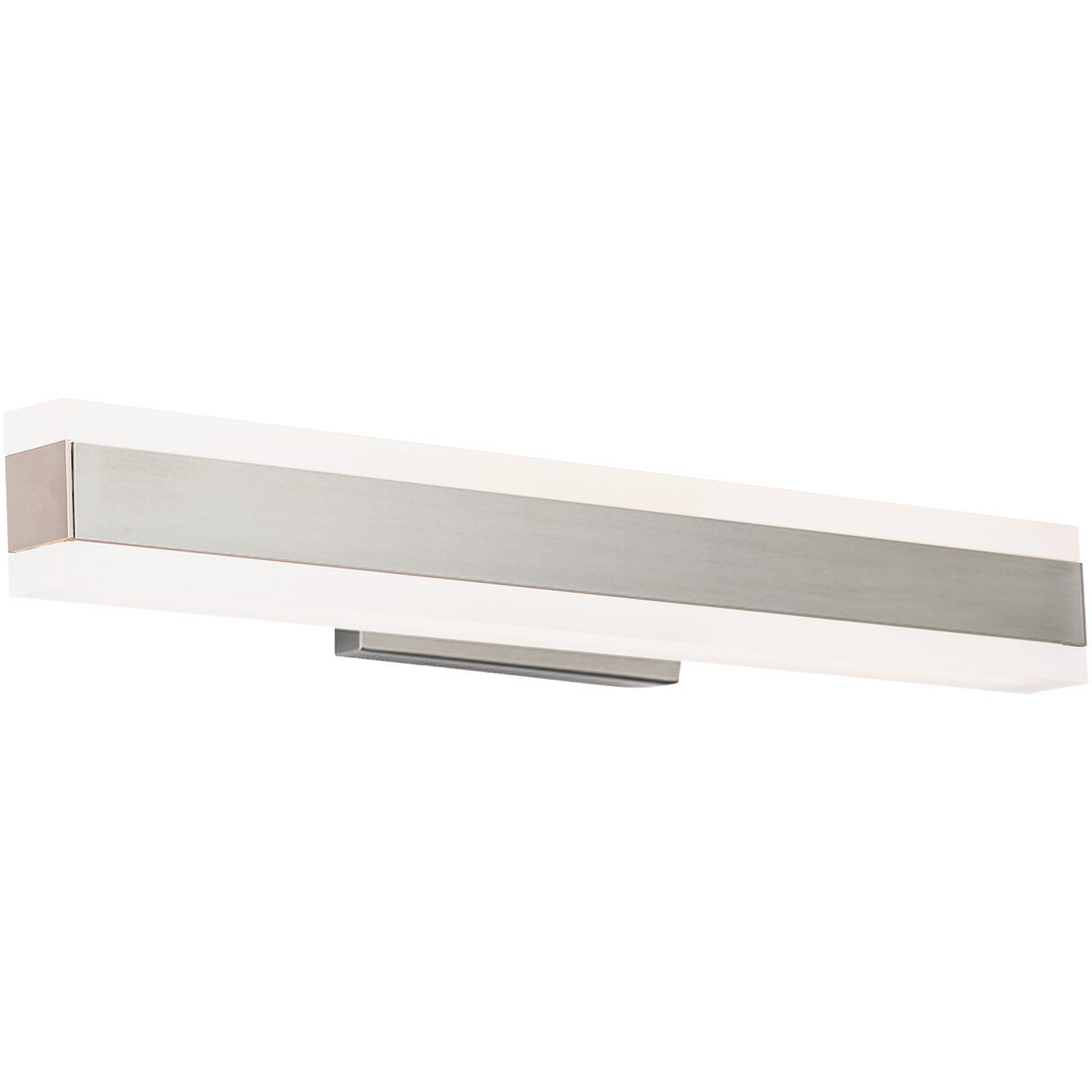 Cinch LED 19 inch Brushed Nickel Bath Vanity & Wall Light in 3000K, 19in.
