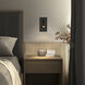 Wizard LED 3.8 inch Black and Aged Brass Reading Light Wall Light in Black Aged Brass