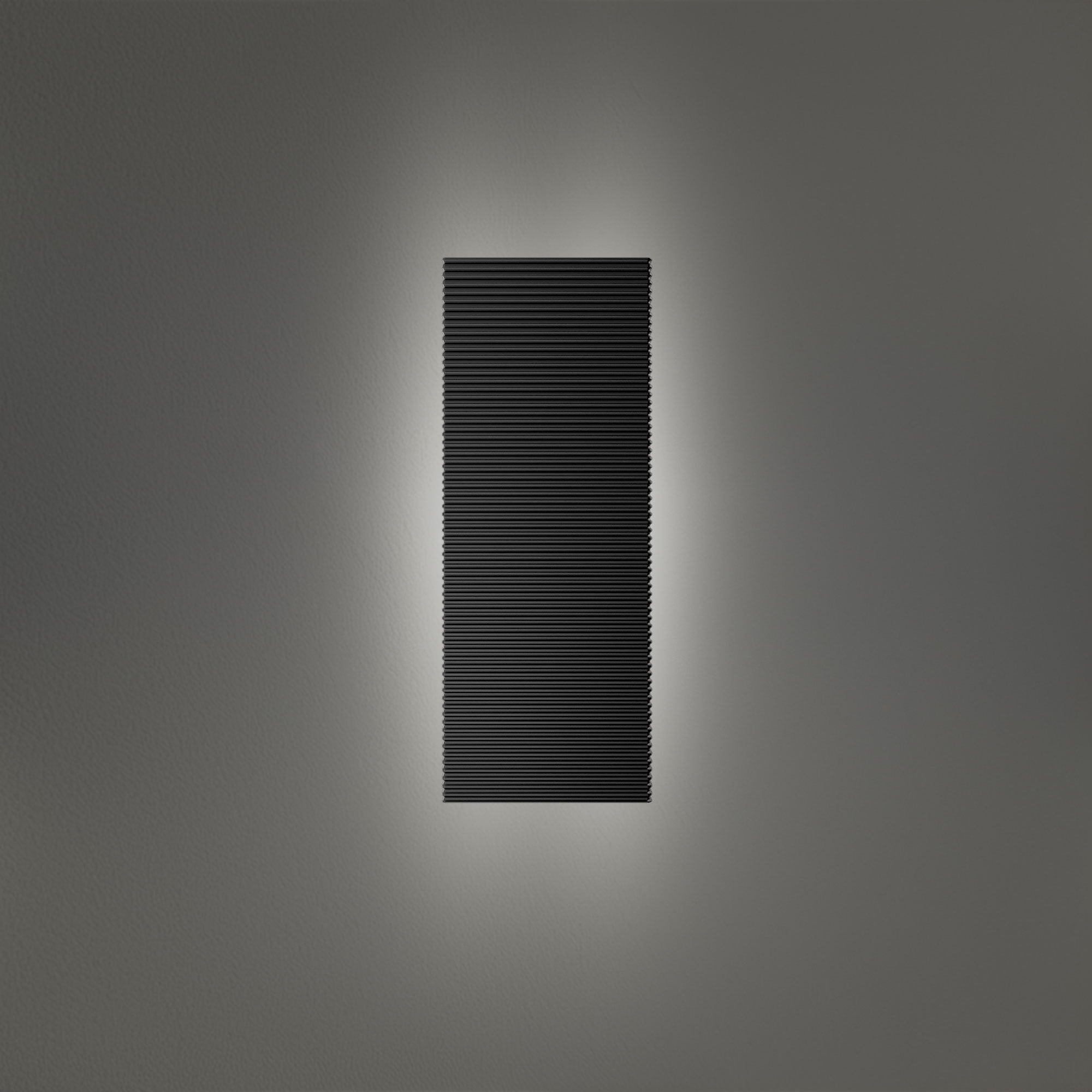 Pillar LED 16.13 inch Black Outdoor Wall Lighting in 3500K