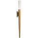 Scepter LED 4 inch Aged Brass ADA Wall Sconce Wall Light