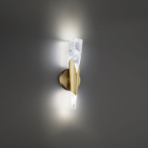 Kilt Wall Sconce Wall Light in 3000K, Aged Brass