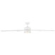 Wynd XL 72 inch Matte White Downrod Ceiling Fan in 3500K