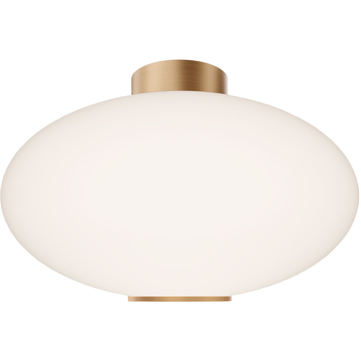 Illusion LED 22.1 inch Aged Brass Indoor Ceiling Lighting in 3500K