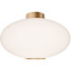 Illusion LED 22.1 inch Aged Brass Indoor Ceiling Lighting in 3500K
